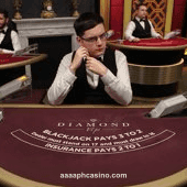 Blackjack Diamond VIP slot game from aaaaphcasino.com